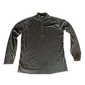 Smart Wool Men's 1/4 Zip Size XL Black
